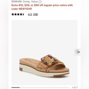 Sam Edelman slide sandals buckle